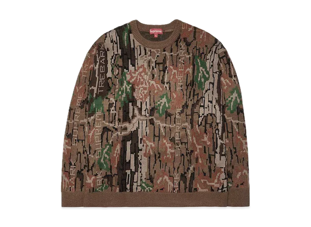 Supreme Trebark Camo Sweater Supreme Trebark Camo Sweater