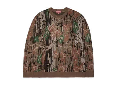 Supreme Trebark Camo Sweater "Brown"