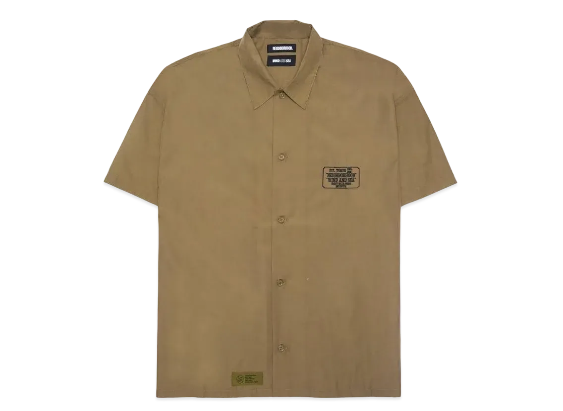 NEIGHBORHOOD NHWDS WORK / EC-SHIRT . SS "Olive Drab"