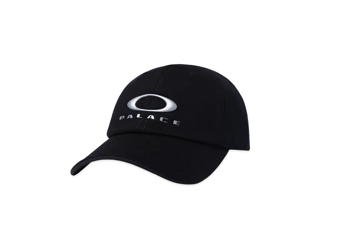 PALACE OAKLEY 6-Panel "Black / Silver"