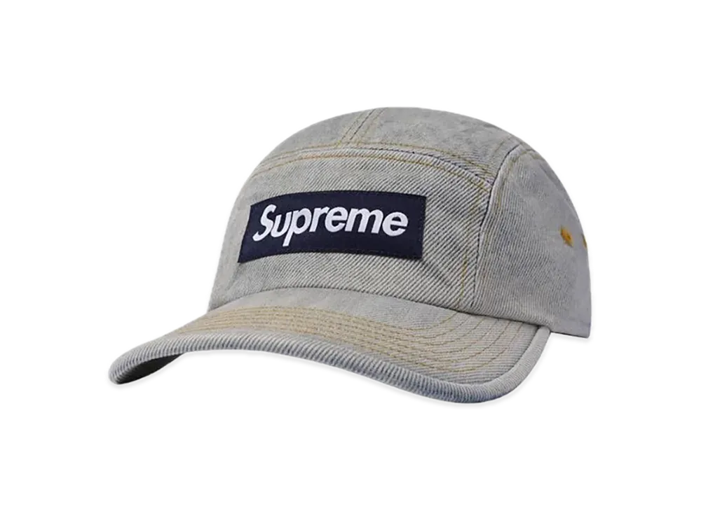 Supreme Denim Camp Cap "Dirty Indigo" (23SS)