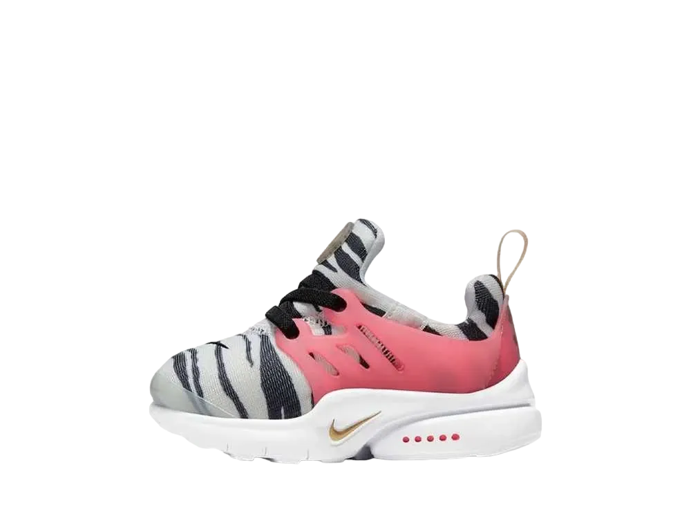 ナイキ TD エアプレスト "ホワイト/ブラック/レッド"(キッズ)