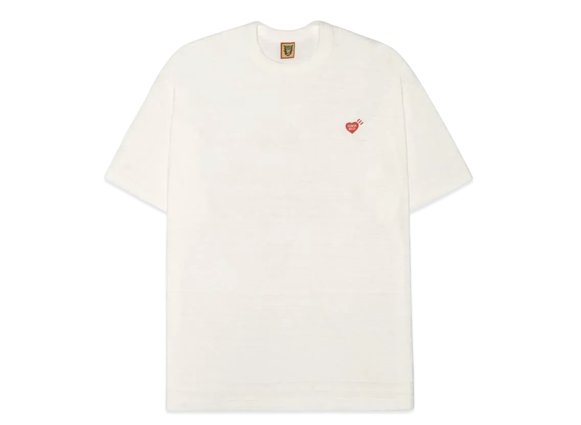 HUMAN MADE HEART BADGE T-SHIRT "White"