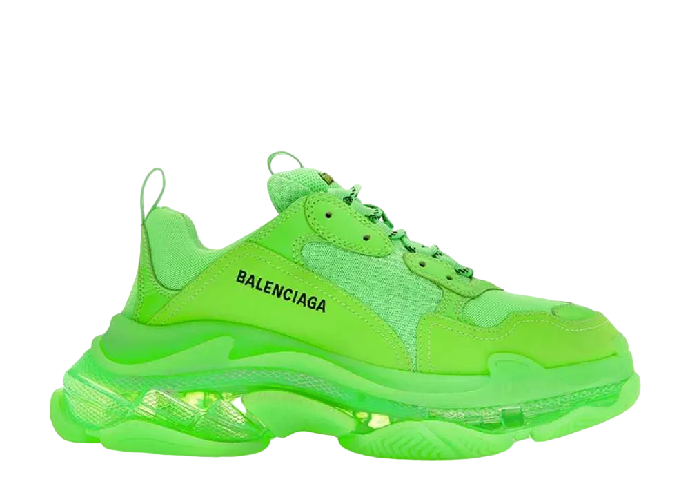 BALENCIAGA Triple S "Neon Green"