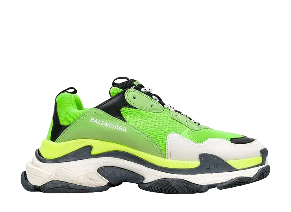 BALENCIAGA メンズスニーカー ライムグリーン BALENCIAGA Triple S 