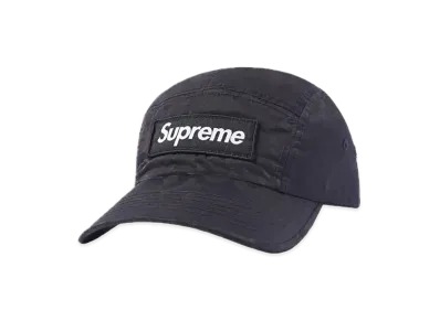 Supreme Overdyed Camo Nylon Camp Cap "Black"