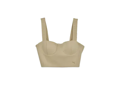 PUMA x AMERI Collab Bustier Top "Light Beige"