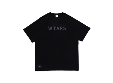 Wtaps College / SS / Cotton "Black" 231ATDT-STM06S