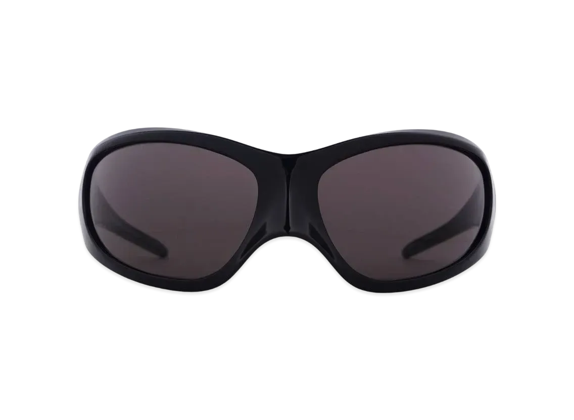 BALENCIAGA BB0252S-001 Front: "Black" Temple: "Black" Lens: "Gray"