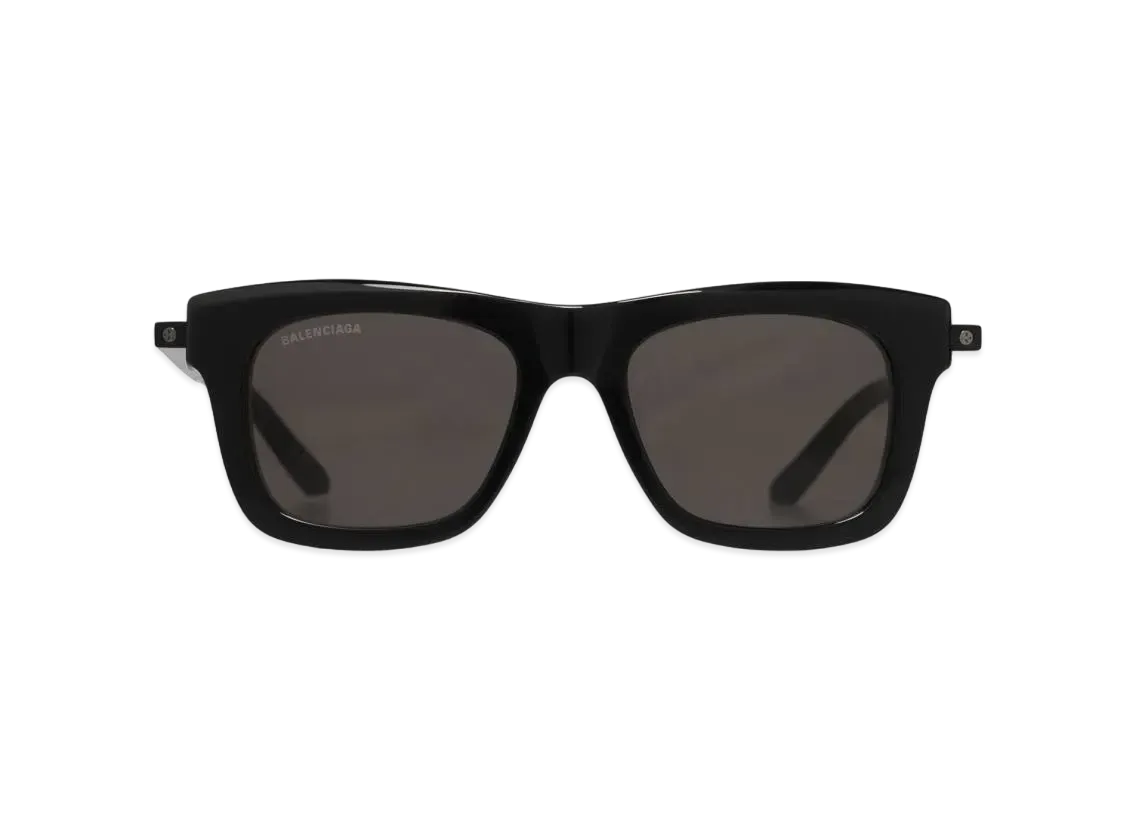 BALENCIAGA BB0161S-001 Front: "Black" Temple: "Black" Lens: "Gray"