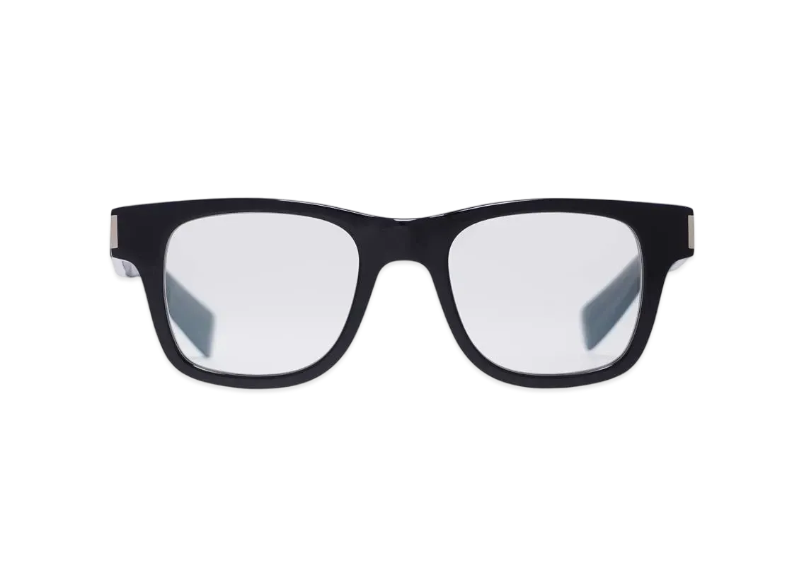 SAINT LAURENT SL 564-008 Front: "BLACK" Temple: "BLACK" Lens: "Clear"