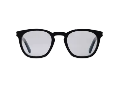 SAINT LAURENT SL 28-044 Front: "BLACK" Temple: "BLACK" Lens: "Clear"
