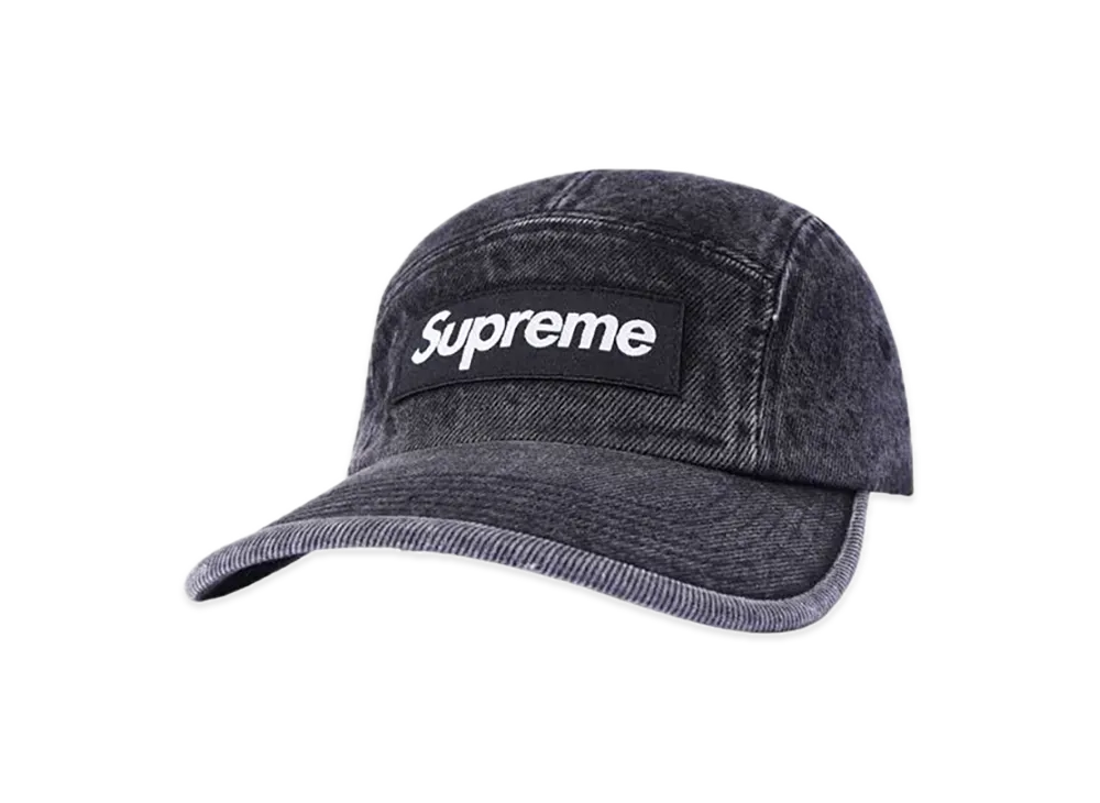 Supreme Denim Camp Cap "Black" (23SS)