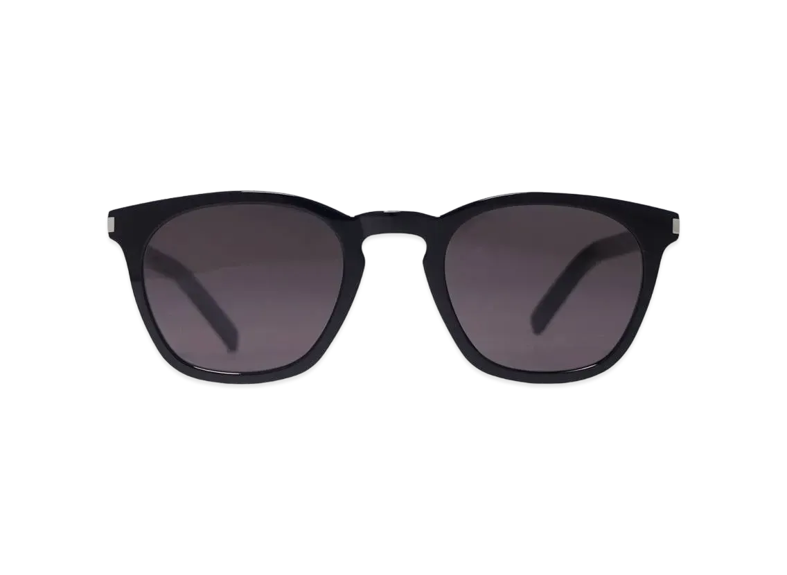SAINT LAURENT SL 28 SLIM-001 Front: "BLACK" Temple: "BLACK" Lens: "BLACK"