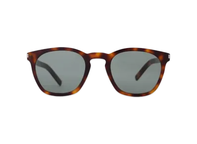 SAINT LAURENT SL 28 SLIM-002 Front: :"HAVANA" Temple: "HAVANA" Lens: "GREEN"