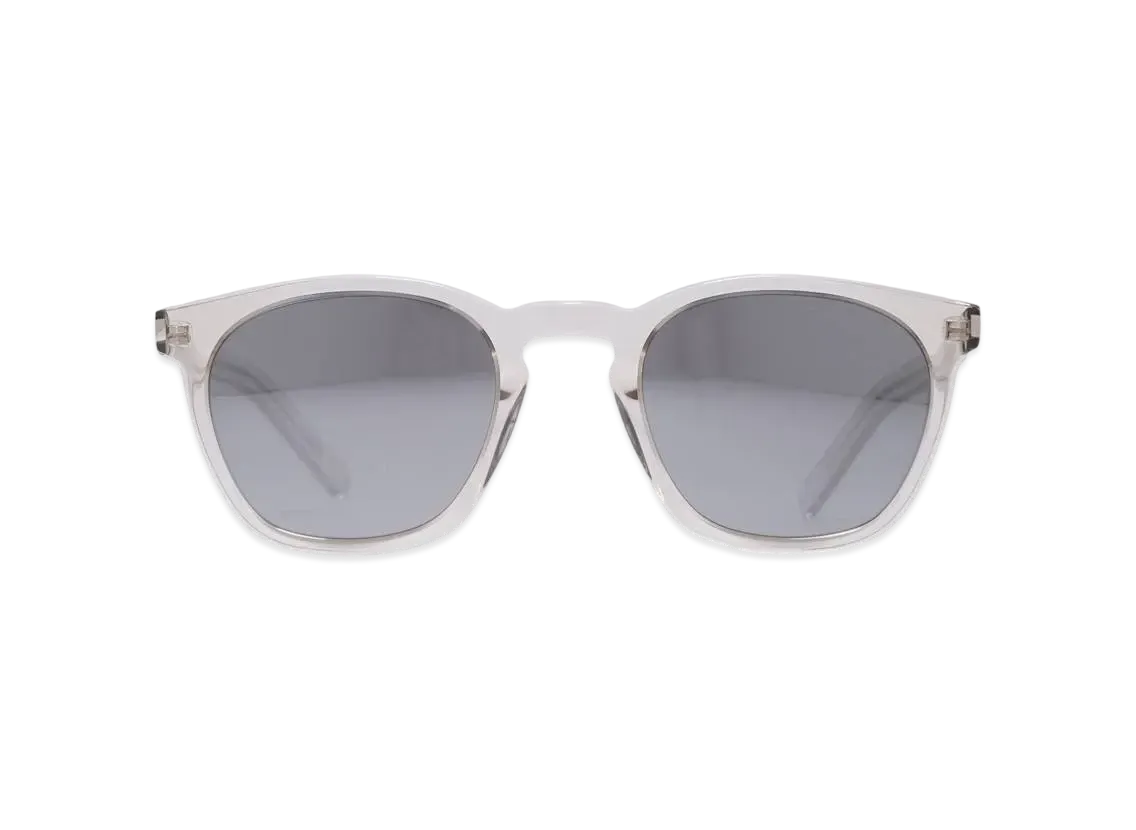 SAINT LAURENT SL 28 SLIM-006 Front: "BEIGE" Temple: "BEIGE" Lens: "SILVER"