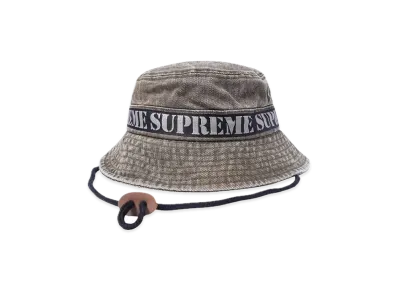 Supreme Stencil Webbing Boonie "Olive"