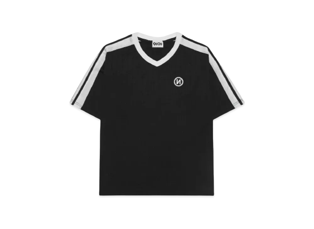 9090 N Logo Line Tee "Black"