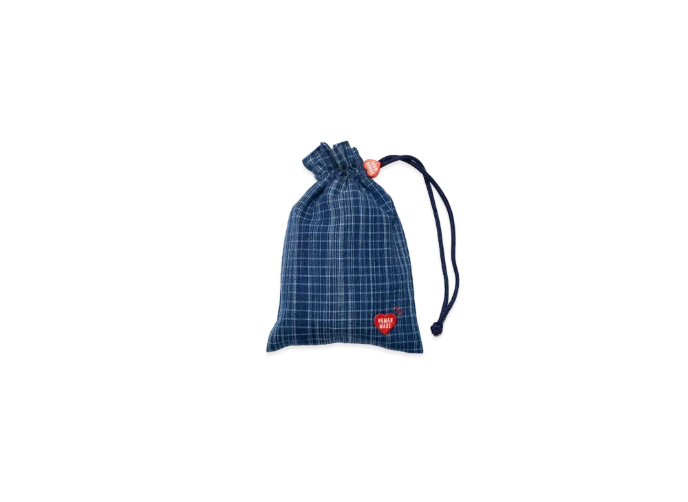 HUMAN MADE Drawstring Bag "Indigo"