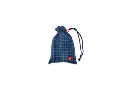 HUMAN MADE Drawstring Bag "Indigo"
