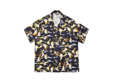 HUMAN MADE Duck Gauze Aloha Shirt "Navy"