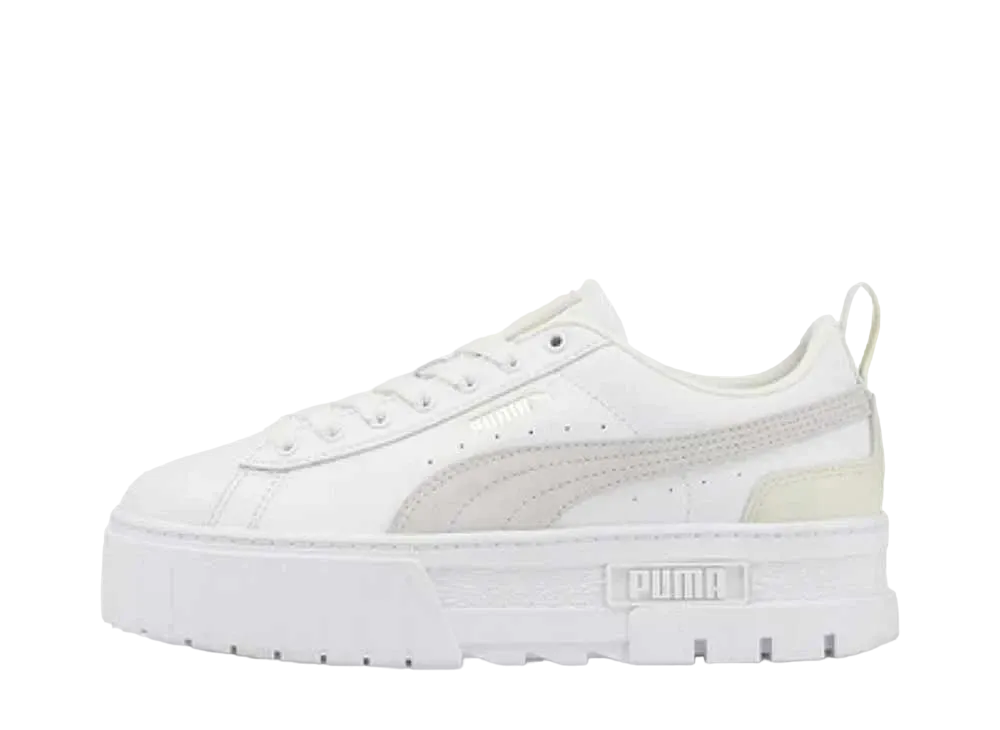 Puma Women's Mayze "Puma White/Nimbus Cloud/Puma Team Gold"