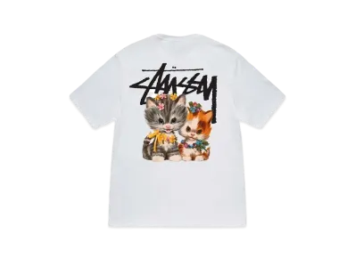 Stussy Kittens Tee "White"