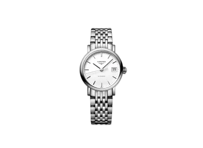Longines Elegant Collection 25.50 mm "Matte White/Stainless Steel" L4.309.4.12.6