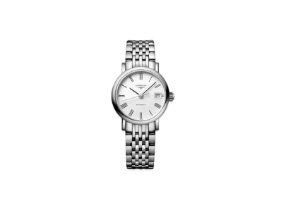 Longines Elegant Collection 25.50 mm "Matte White/Stainless Steel" L4.309.4.11.6