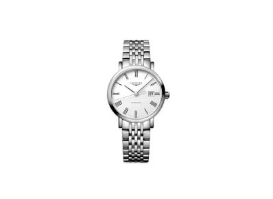 Longines Elegant Collection 29.00 mm "Matte White/Stainless Steel" L4.310.4.11.6