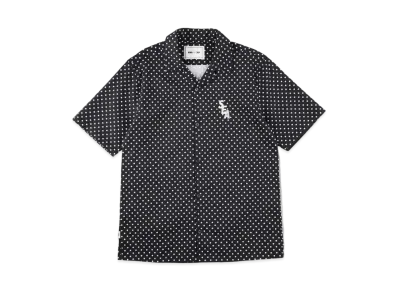 WIND AND SEA S_E_A (DOT) Open Collar S/S Shirt "Black"