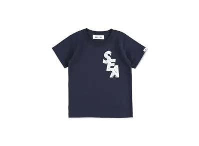 WIND AND SEA S_E_A (DOT) Child S/S Tee "Navy"