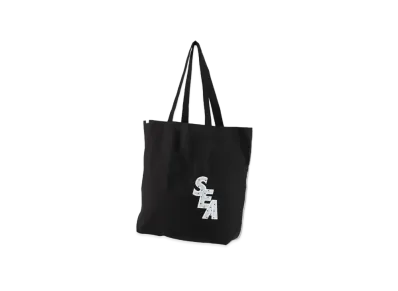 WIND AND SEA S_E_A (DOT) Tote Bag "Black"