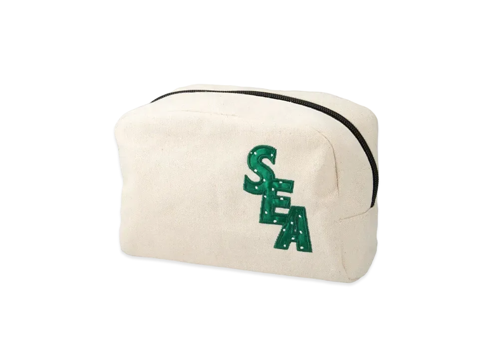 WIND AND SEA S_E_A (DOT) Dopp Kit Pouch "Ecru"
