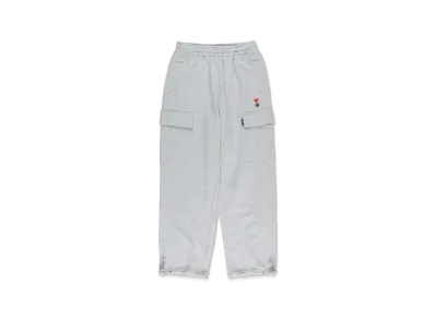 WIND AND SEA Heart & Spade Sweat Cargo Pants "Gray"