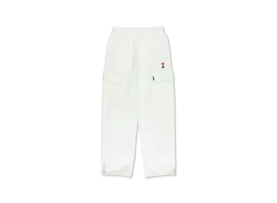 WIND AND SEA Heart & Spade Sweat Cargo Pants "White"
