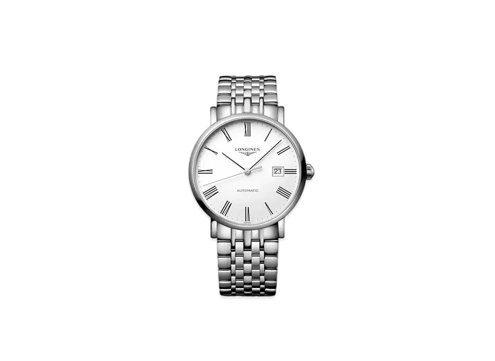 Longines Elegant Collection 37.00 mm "Matte White/Stainless Steel" L4.910.4.11.6