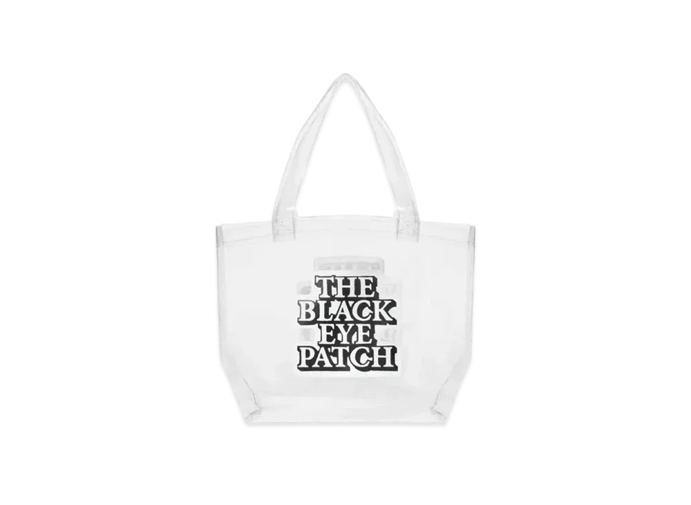 Black Eye Patch OG Label PVC Big Tote "Clear"