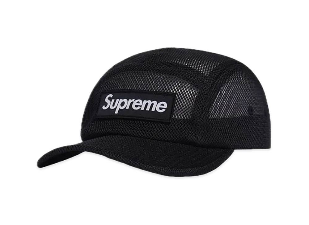 Supreme Mesh Cordura Camp Cap "Black"