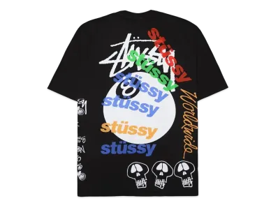 Stussy Test Strike Pigment Dyed Tee "Black"