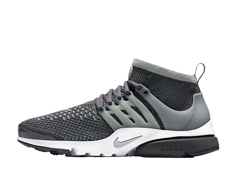 ナイキ エアプレスト フライニット ウルトラ "ダークグレー"