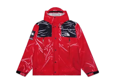 Supreme x The North Face Trompe Loeil Printed Taped Seam Shell Jacket "Red"
