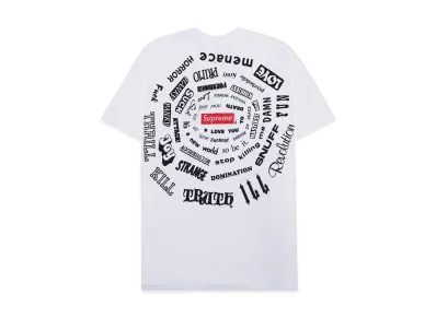 Supreme Spiral Tee "White"