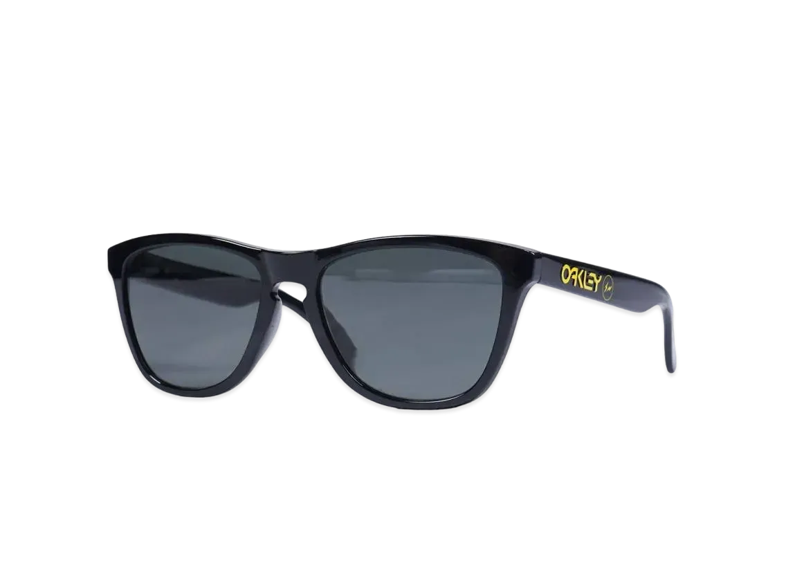 FRAGMENT x OAKLEY Frogskins Polished Black w/Prizm Grey "Vivid Yellow"
