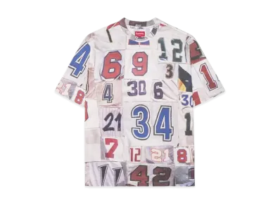 Supreme Jersey Collage S/S Top "White"