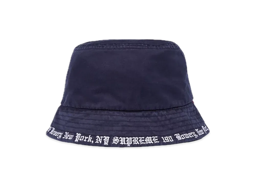 Supreme Embroidered Brim Crusher "Navy"