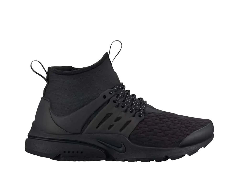Nike Women's Air Presto Mid Utility PRM "Triple Black"