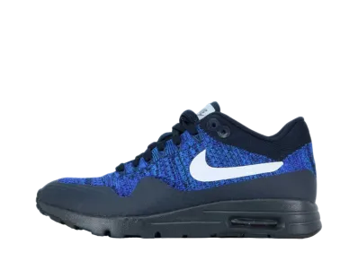 Nike Women's Air Max 1 Ultra Flyknit "Dark Obsidian/White/Racer Blue"