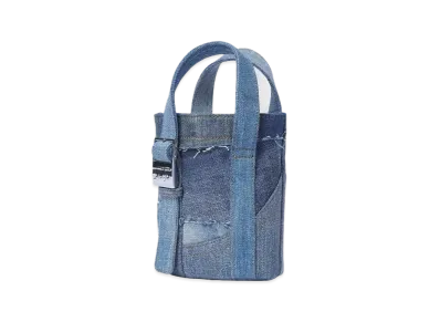 EMOTIONAL WORLD Vintage Tote Bag-Mini "MULTI DENIM"