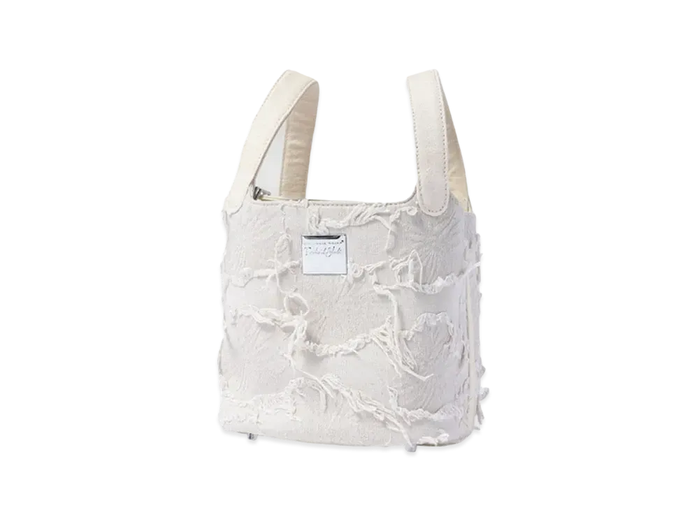 EMOTIONAL WORLD Vintage Tote Bag-Large "OFF WHITE"